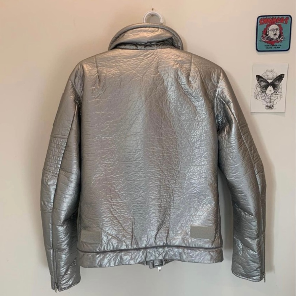 Helmut Lang, silver Re-edition Astro Moto Jacket - Picture 3 of 7